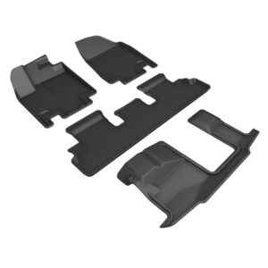 3D MAXpider L1NS14801509 Nissan Pathfinder 8-Seat 2022-2024 Kagu Black R1 R2 R3