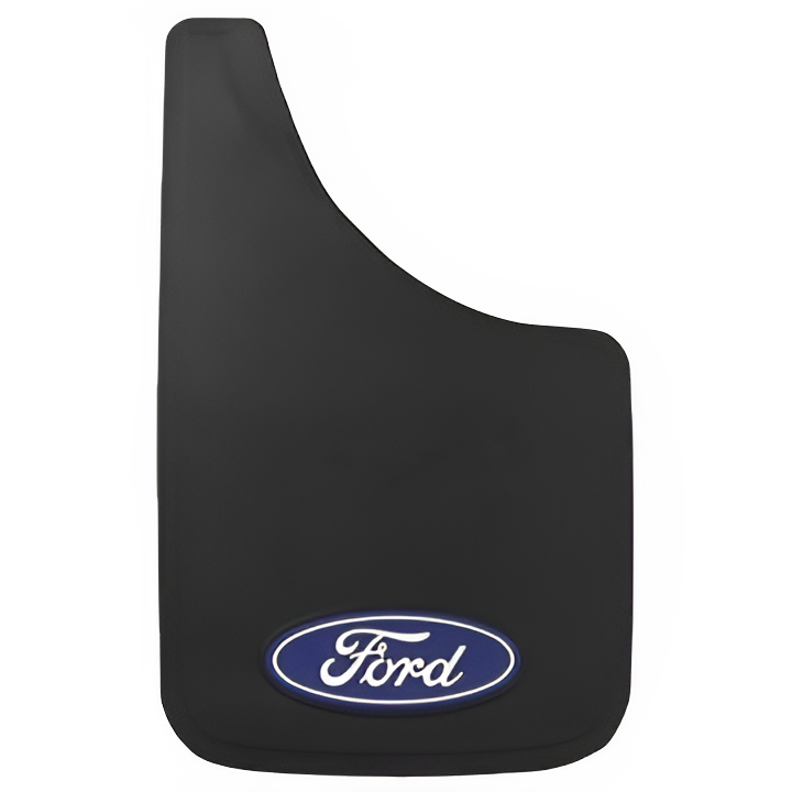 Plasticolor 000488R01 Mud Flap; Easy-Fit Series; Universal For FORD Set of 2