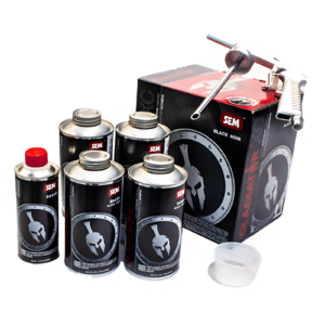 SEM Products 56650 Truck Bed Liner GLADIATOR™ XC; Paint-On/ Spray-On Black Matte