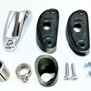 Unity 9078 Spotlight Mount; Chrome For Use With Unity Spotlights For Ford Trucks