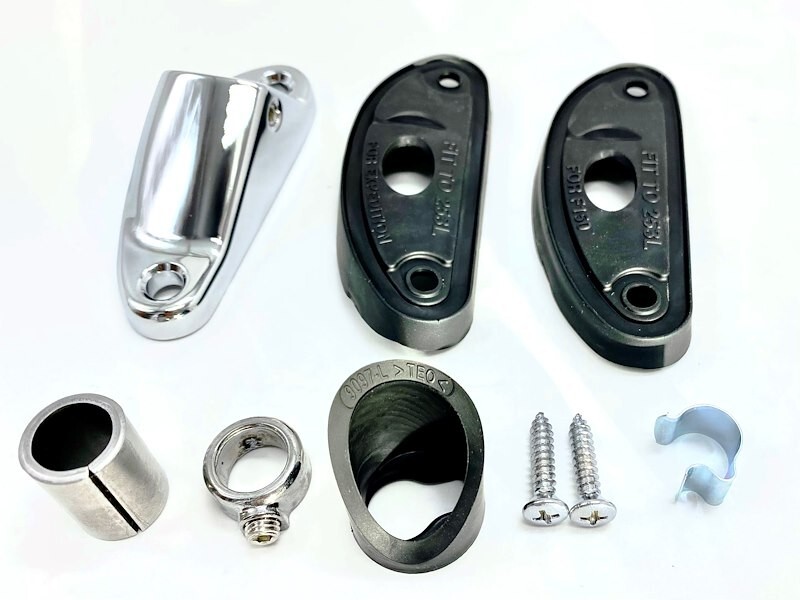 Unity 9078 Spotlight Mount; Chrome For Use With Unity Spotlights For Ford Trucks