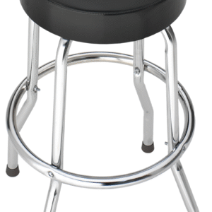 PLASTICOLOR CHEVROLET CHEVY GARAGE STOOL 004790R01 Round Vinyl Seat Non-Swivel