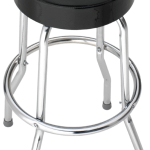 PLASTICOLOR MOPAR WITH LOGO 004784R01 GARAGE STOOL 004784R01 Round Vinyl Seat Non-Swivel