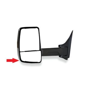 Velvac 716105 Exterior Mirror Glass; Replacement For 2020XG Mirror Models; Left