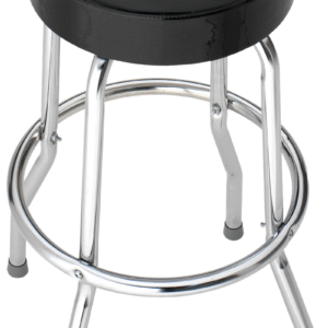 PLASTICOLOR BUSTED KNUCKLE GARAGE STOOL 004753R01 Round Vinyl Seat Non-Swivel