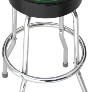 PLASTICOLOR JOHN DEERE GARAGE STOOL 004746R01 Round Vinyl Seat Non-Swivel Black