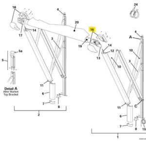 Carefree RV R001324BLK Awning Motor Cover; For Use With Eclipse Awnings; Black