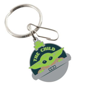 Plasticolor 004515R01 Key Chain Star Wars The Mandalorian The Child Green/Grey