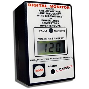 SouthWire Corp AECM200206 Circuit Tester RMS Voltage Frequency Meter LCD Display