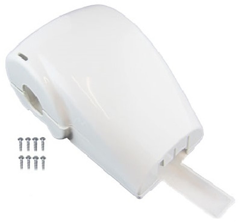 Carefree RV R001328WHT Awning Motor Cover; For Travel'R Awing's; Right, White