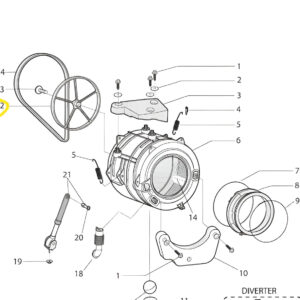 Splendide 270717 APPLIANCE COMPONENTS RV; DRUM PULLEY FOR 1300XC MODEL