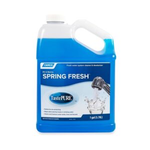 Camco 40207 Fresh Water System Cleaner Liquid Cleans Up To 100 Gallon Tank 1 Gal