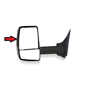 Velvac 716104 Exterior Mirror Glass; Replacement For 2020XG Mirror Models; Right