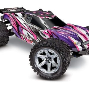 Traxxas 67076-4-PINK Remote Control Vehicle; RUSTLER ® VXL; Stadium Truck; 1/10