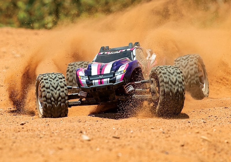 Traxxas 67076-4-PINK Remote Control Vehicle; RUSTLER ® VXL; Stadium Truck; 1/10 - Image 7