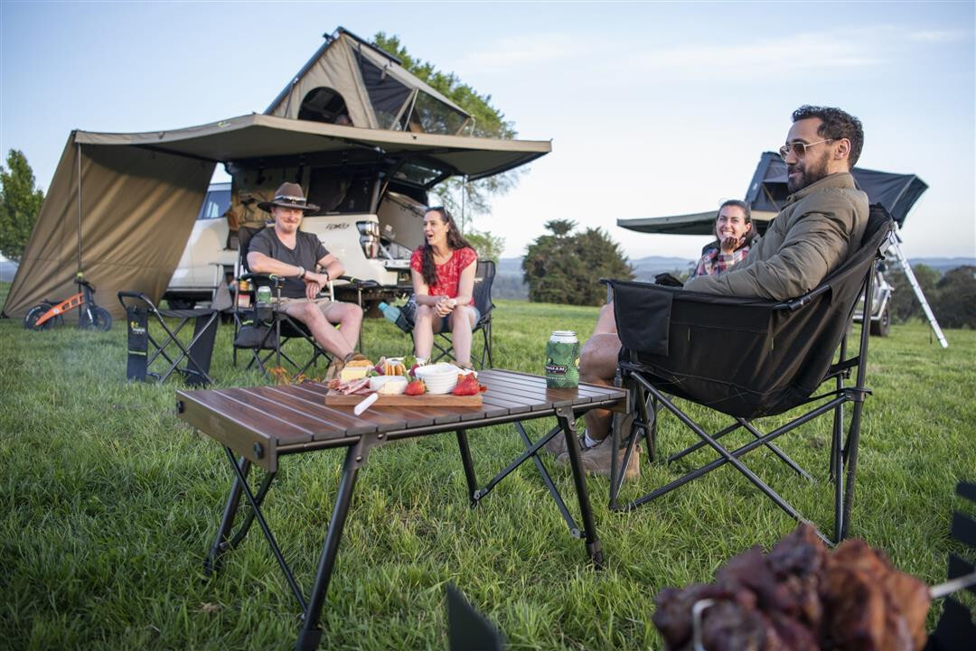 Ironman 4x4 ITABLE0023 QUICK FOLD ALUMINUM CAMP TABLE OVERLANDING CAMPING - Image 5