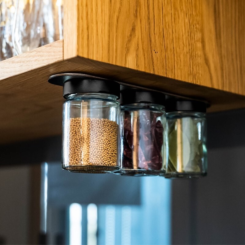 Silwy Magnetic FM-192-BCS-SM Food Storage Container RV Boat 6.5 OZ Clear Glass - Image 3