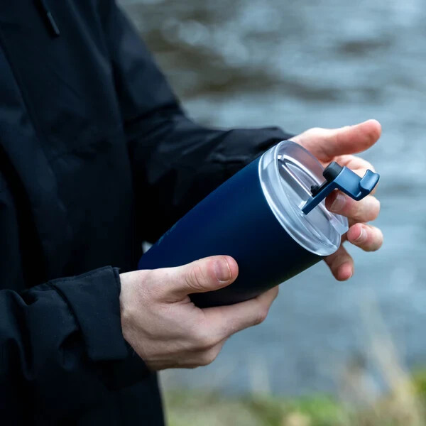 Silwy Magnetic SYFL-TC-MI Magnetic Base RV BOAT CAR SUV Stainless 12 OZ BLUE - Image 6