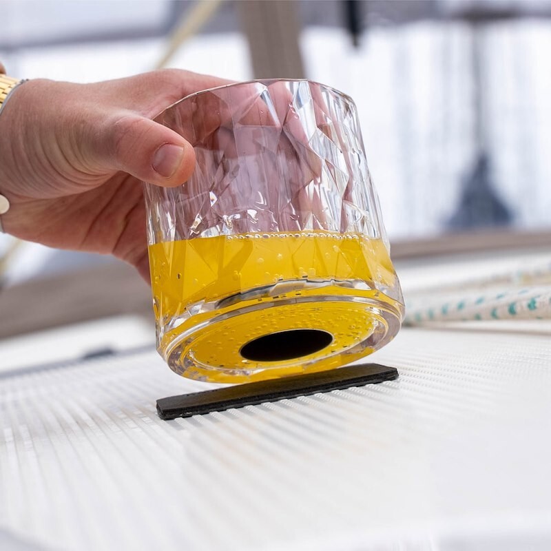 SILWY MAGNET KO-WH-C-2 Magnetic Plastic Glasses Tumbler RV BOAT Set Of 2 Plastic - Image 4