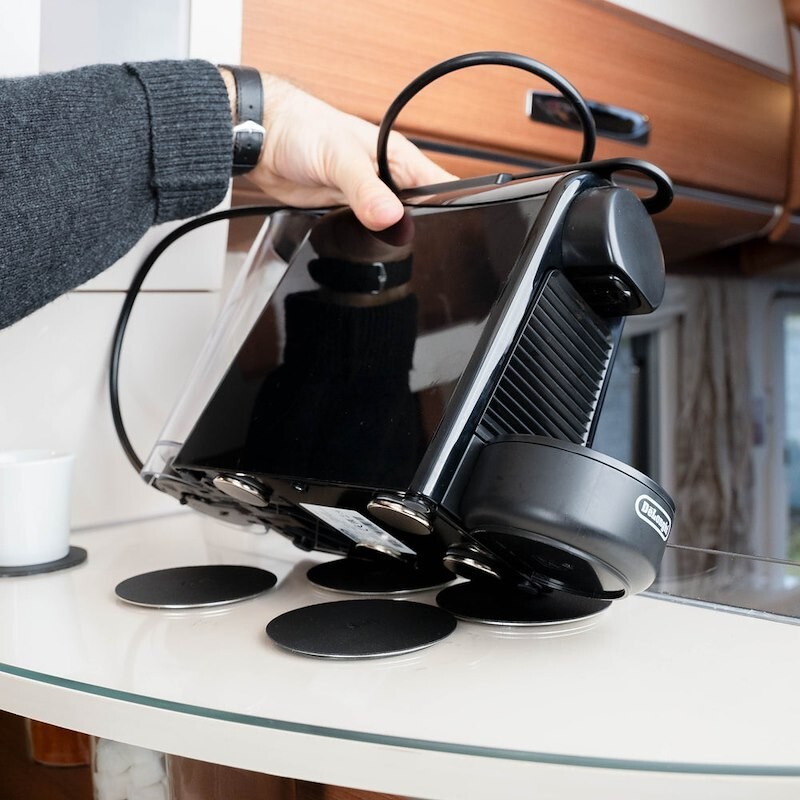 Silwy Magnetic PB-XXL-B-16 Magnetic Fastener Kit RV BOAT For Coffee Machines etc - Image 3