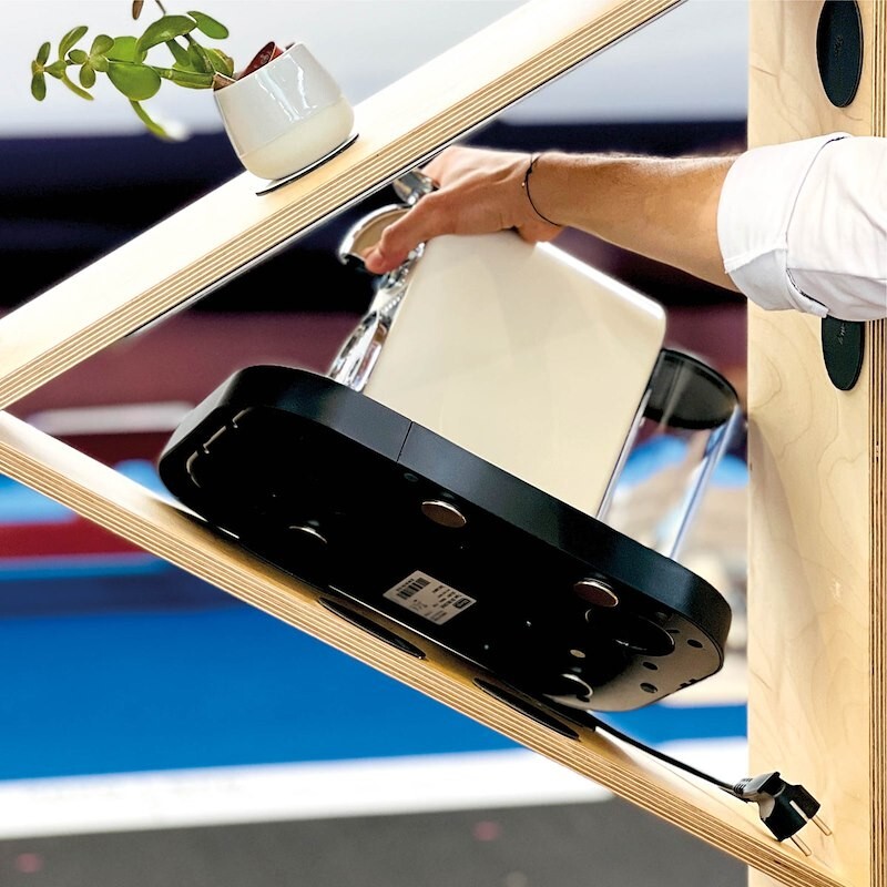 Silwy Magnetic PB-XXL-B-16 Magnetic Fastener Kit RV BOAT For Coffee Machines etc - Image 6