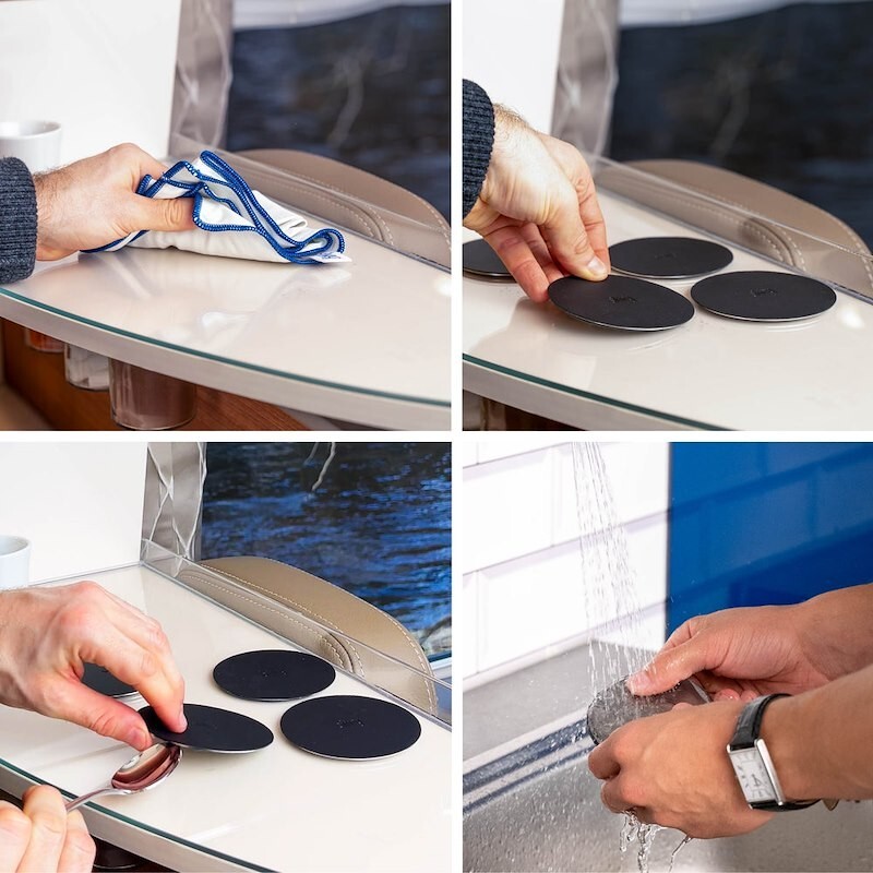 Silwy Magnetic PB-XXL-B-16 Magnetic Fastener Kit RV BOAT For Coffee Machines etc - Image 7