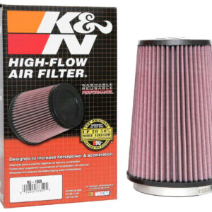 NEW K & N Filters RU-1008 Air Filter Washable Red Cotton Gauze Round Tapered K&N