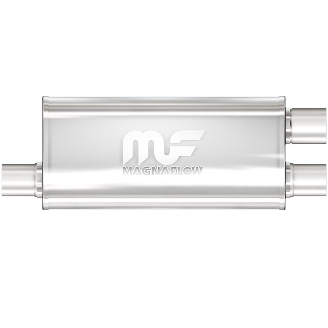Magnaflow Performance 12266 Exhaust Muffler 5 Inch x 8 Inch Oval Satin Stainless