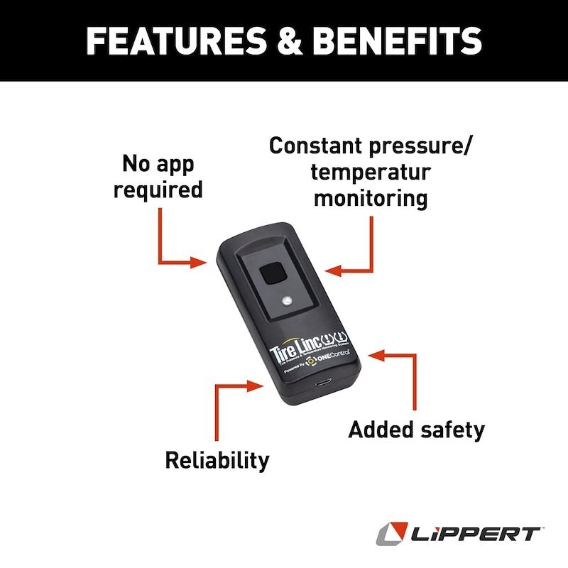 Lippert Components 2020107499 RV Tire Pressure Monitoring System TPMS Alerts - Image 2