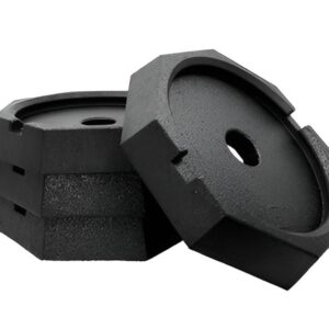 SnapPad HI10SP4 Leveling Jack Foot Pad; HiWay Fits 10 Inch Round Jack Foot Set 4