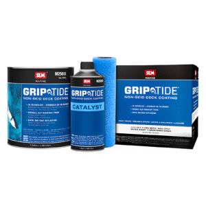 SEM Products M25620 Anti Slip Coating GripTide Gull Gray Boat Floors Boat Deck