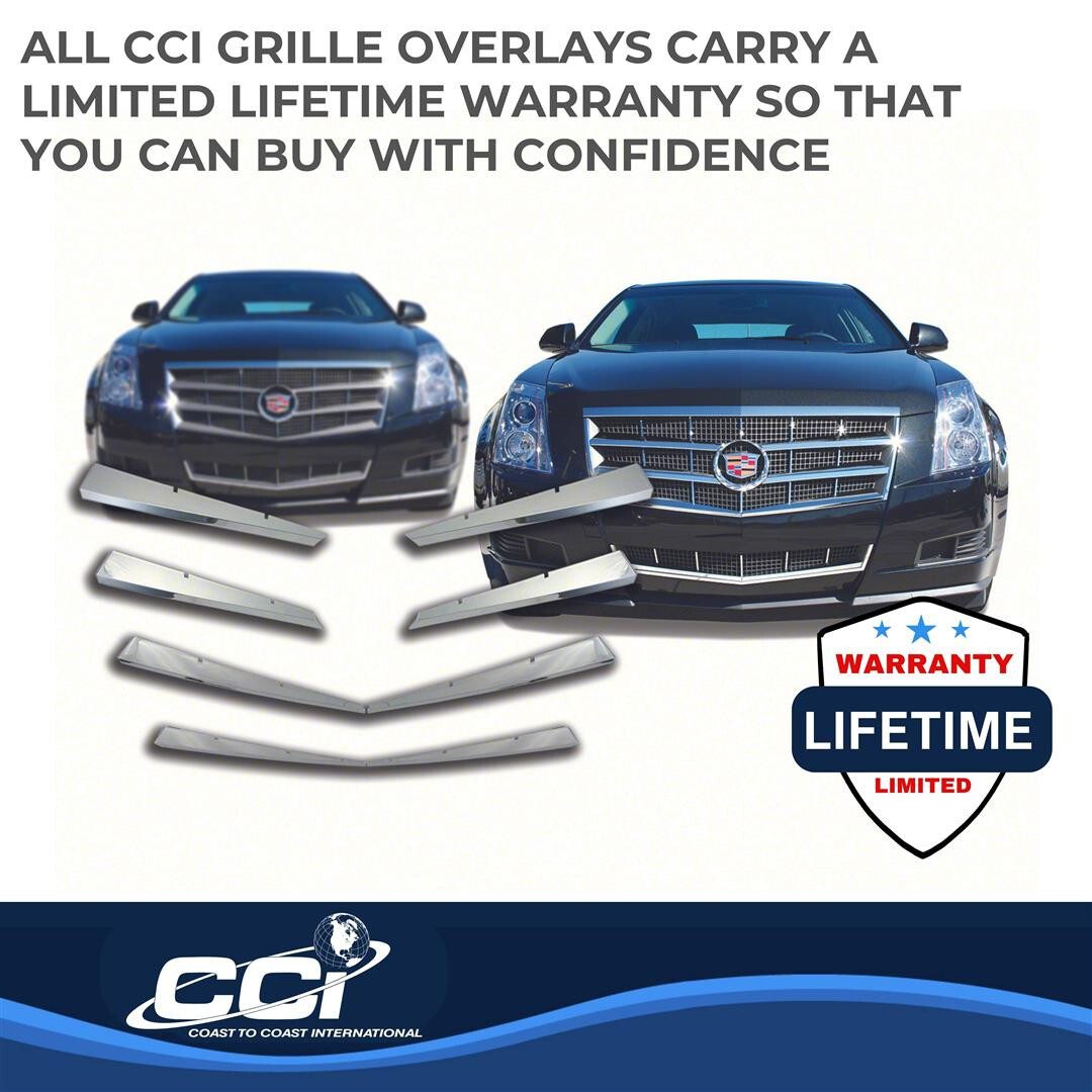 NEW Coast To Coast IWCGI76 Grille Insert; Overlay; For 2008-2013 Cadillac CTS - Image 3