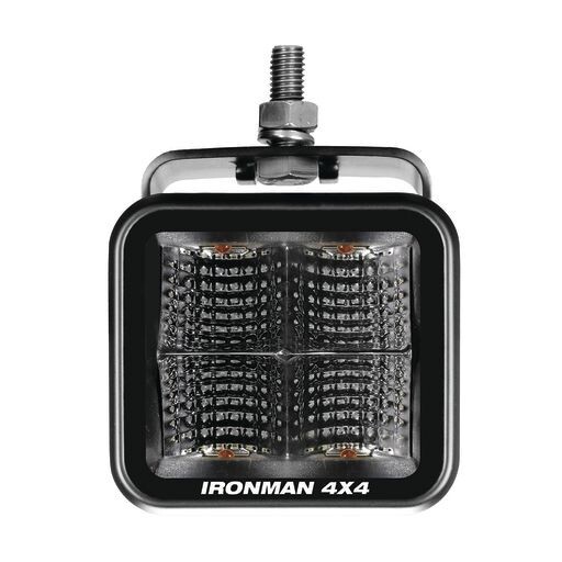 Ironman 4x4 ILED20BF Driving/ Fog Light; LED Bulb; Clear Bulbs; 2.8 Inch Square