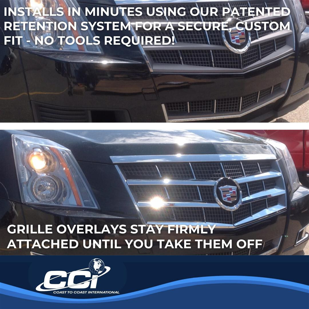 NEW Coast To Coast IWCGI76 Grille Insert; Overlay; For 2008-2013 Cadillac CTS - Image 4
