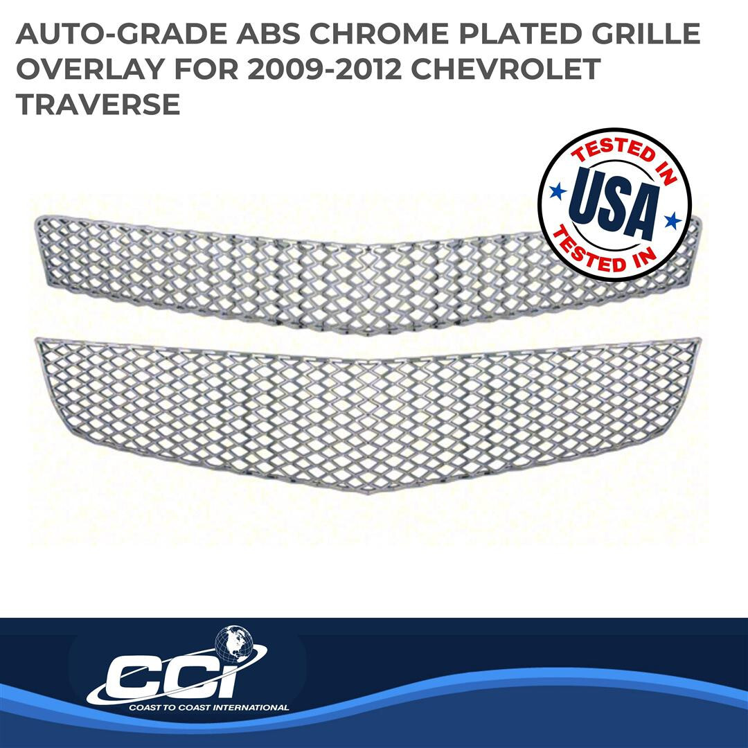 Coast To Coast IWCGI75 Grille Insert; Overlay; For 2009-2012 Chevrolet Traverse - Image 2