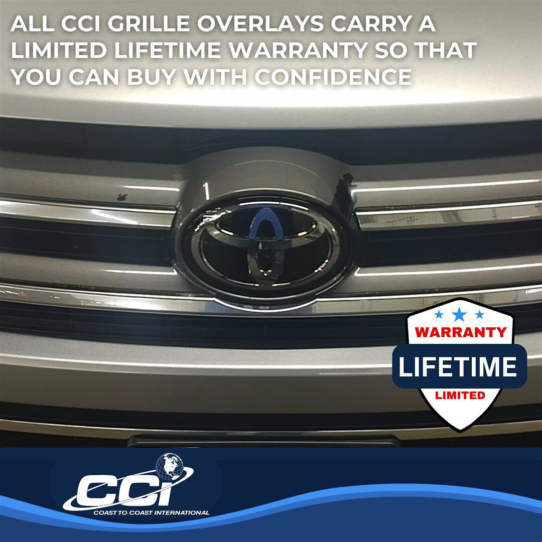 Coast To Coast IWCGI154 Grille Insert; Overlay; For 2017-2019 Toyota Highlander - Image 3