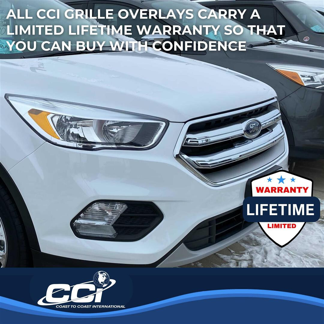 Coast To Coast IWCGI148 Grille Insert; Overlay; For 2017-2019 Ford Escape S SE - Image 3
