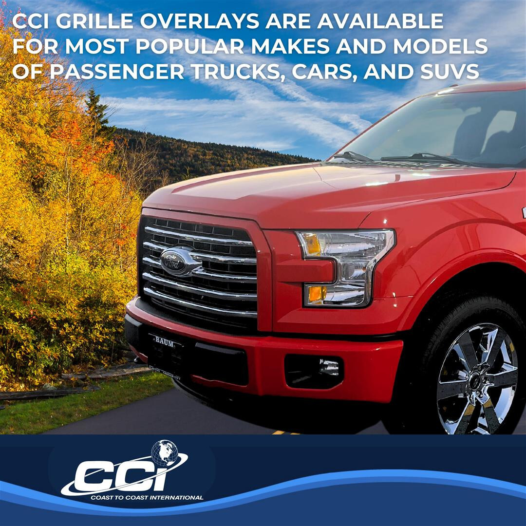 NEW Coast to Coast IWCGI131 Chrome Grille Insert 5 Bar for 2015-2017 Ford F-150 - Image 4