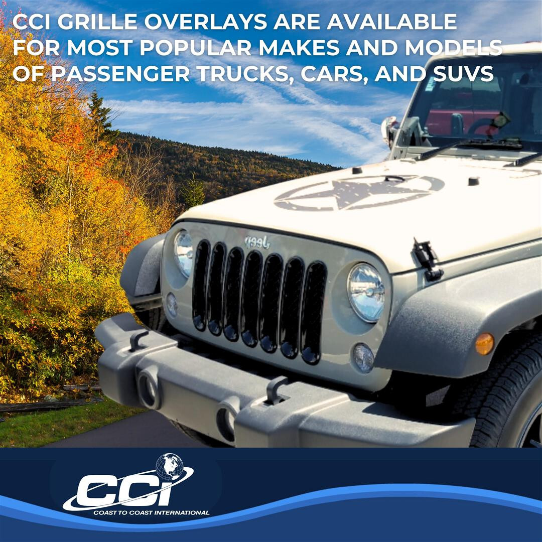 Coast To Coast ABS6414B Black Mesh Grille Insert For 2007-2018 Jeep Wrangler JK - Image 5