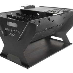 Ironman 4x4 Fire Pit IFIREPIT0012 Uses Wood; Black; Steel PORTABLE FIRE PIT