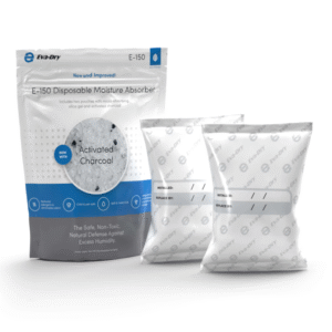 Eva-Dry E150 Dehumidifier Silica Gel/ Activated Charcoal Technology 2 Pouches