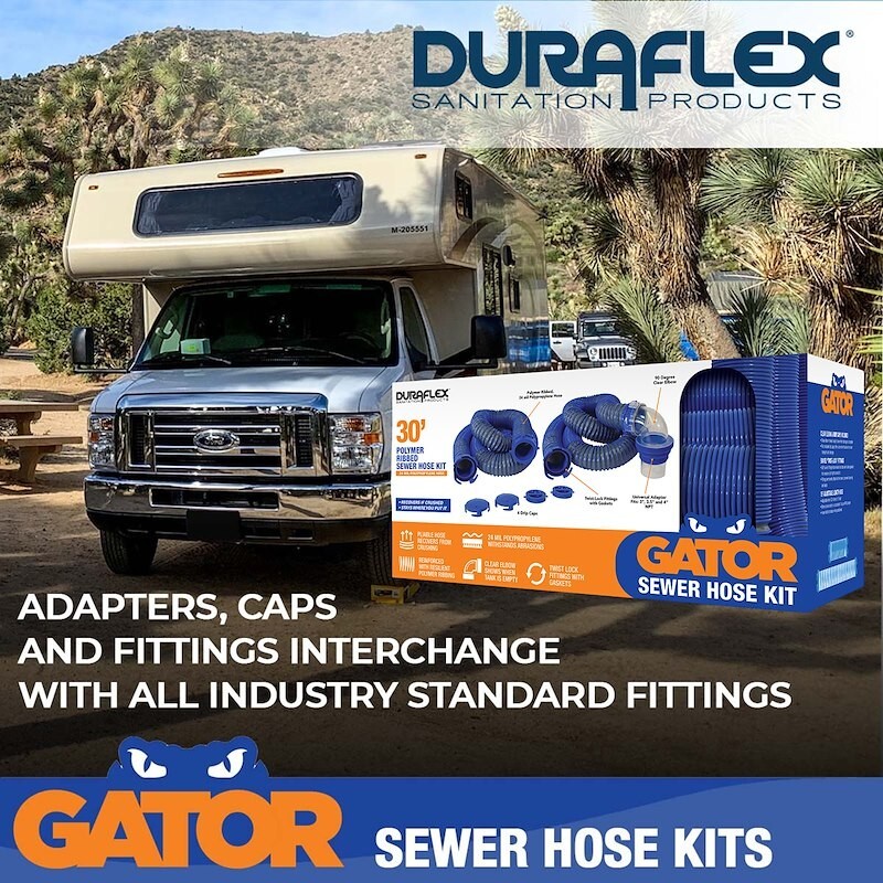 Duraflex 22008 Sewer Hose; Gator; 30 Foot Extended Length 114" Compressed Length - Image 5
