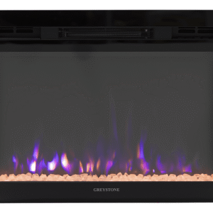 Furrion LLC F2653BCFW RV Marine Fireplace Insert Greystone Electric Fireplace