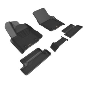 3D Mats L1TY31601509 Floor Liner Black Custom Fit For 2024-2025 Toyota Tacoma
