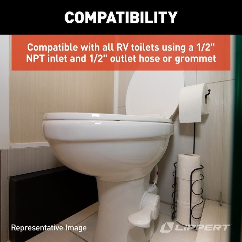 Lippert Components 2022121976 Toilet Water Valve Module For Lippert Flow Max - Image 5