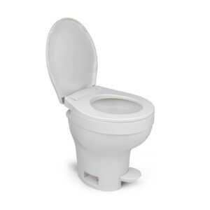 Thetford 31835 RV Toilet Aqua-Magic Permanent High Profile Round Seat And Cover