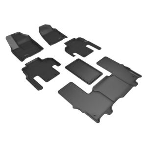 3D Mats L1JP03301509 Floor Liners MAXpider Black For 2022-2025 Jeep Wagoneer