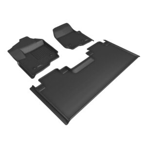 3D Mats L1FR16001509 Floor Liners Black For 2023-2026 Ford F-250 Super Duty