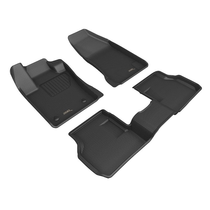 3D Mats L1DG03501509 Black MAXpider Floor Liners For 2023-2026 Dodge Hornet