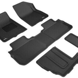 3D Mats L1GM02101509 MAXpider Black Custom Floor Liners For 2017-2023 GMC Acadia